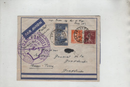 Premier Service Postal Aérien France Antilles 1937 Neveu Paris Secrétaire Général De La Guadeloupe Basse Terre - Unclassified