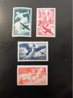 France 1946 N°Y&T PA 16 à 19 Série Complète  Neuf Sans Charnière Luxe MNH - 1927-1959 Neufs