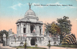 ETATS-UNIS - Michigan - Detroit - Hulbert Memorial - Gladwin Park - Carte Postale Ancienne - Detroit