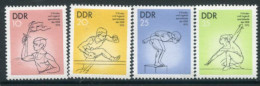 DDR / E. GERMANY 1975 Youth Spartakiad MNH / **.  Michel 2065-68 - Nuevos