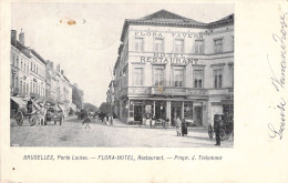 BELGIQUE - BRUXELLES - Porte Louise - FLORA Hôtel  - Carte Postale Ancienne - Otros & Sin Clasificación