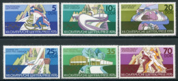 DDR / E. GERMANY 1975 Winter Olympic Games MNH / **  Michel 2099-104 - Nuovi