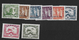 Indochine - Service - YT N° 2 à 10 ** Sans Le N° 8  - Neuf Sans Charnière - Unused Stamps