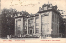 BELGIQUE - BRUXELLES - Institut Solvay  - Carte Postale Ancienne - Otros & Sin Clasificación