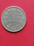 BELGIQUE =  PIECE DE  MONNAIE DE 5 FRANCS DE 1930 - 5 Francs & 1 Belga
