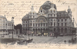 BELGIQUE - ANVERS - Gare Centrale - Place De La Station - Carte Postale Ancienne - Antwerpen