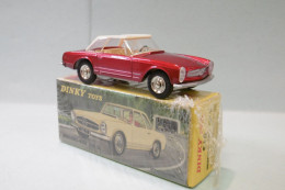 Dinky Toys / Atlas - MERCEDES BENZ 230 SL Cabriolet Rouge Métallisé Réf. 516 Neuf BO 1/43 - Dinky