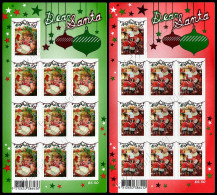 Australia 2010: 2 Minifogli Natale / Christmas, 2 Sheetlets ** - Blocks & Sheetlets