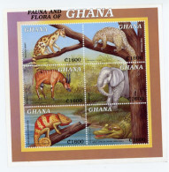 Ghana-2000-Eléphant-caméléon-crocodile...-YT 2530/55***MNH - Elephants