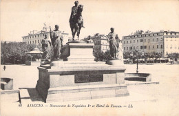 FRANCE - 2A - Ajaccio - Monument De Napoléon Ier Et Hôtel De France - Carte Postale Ancienne - Ajaccio