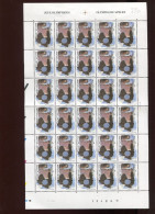 Belgie 1992 2440 Honkbal Olympics Barcelona 1992 Mnh Full Sheet (folded Over Perforation) Plaatnummer 1 - 1991-2000