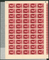 Série Dite BODOVAN Soit N°728/736** Neuf Sans Charnières (MNH) En Feuille De 100 Timbres Pliés En Deux + Protection. - 1931-1950