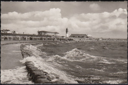 D-25761 Büsum - Nordsee - Strand Bei Sturm - Leuchtturm - Stamp 1961 - Büsum