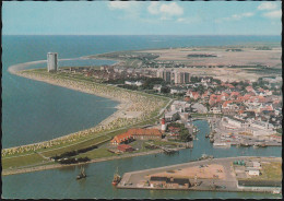 D-25761 Büsum - Nordsee - Ortsansicht Und Hafen - Leuchtturm - Luftaufnahme - Aerial View - Buesum