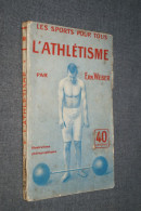 Athlétisme,Ern. Weber,122 Pages,ancien,complet,16,5 Cm. Sur 11 Cm. - Sport