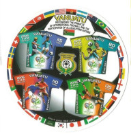 Vanuatu 2006 Football World Cup - Germany. Self Adhesive Stamps - Vanuatu (1980-...)