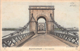 FRANCE - 58 - FOURCHAMBAULT - Pont Suspendu - Carte Postale Ancienne - Sonstige & Ohne Zuordnung