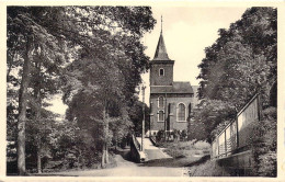 BELGIQUE - PLAINEVAUX - L'Eglise - Edition Epicerie Cleinge - Carte Postale Ancienne - Sonstige & Ohne Zuordnung