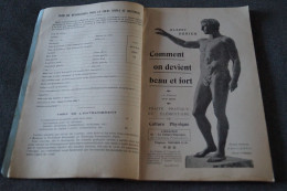 Comment On Devient Beau Et Fort,Albert Surier,complet 88 Pages,ancien,21 Cm. Sur 14 Cm. - Gimnasia