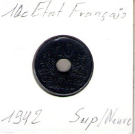 France. 10 Centimes état Français. 1942 - 10 Centimes