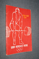 RARE,Mexico 1968,USSR,Hercules Heirs,culturisme,complet ,ancien,19 Cm. Sur 12,5 Cm. - Libros