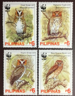 Philippines 2004 WWF Owls Birds MNH - Uilen