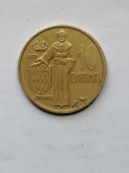 MONACO  =  PIECE DE MONNAIE DE 10 CENTIMES  DE 1962 - 1960-2001 Nouveaux Francs