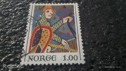 NORVEÇ-1970-80           1.00KR             USED - Used Stamps