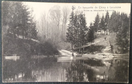 En Barquette De CHINY à LACUISINE . Arrivée Au Débarcadère. 1 CP Postée En 1912 - Chiny