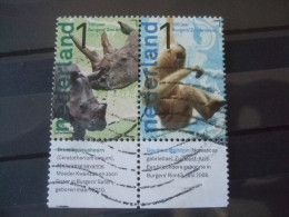 Nederland Gebruikt Nvph Nr 3032-34 Met Tab Burgerszoo  - Used Stamps