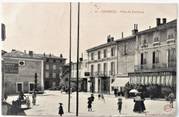 CPA Carte Postale / 26 Drôme, Chabeuil / Phot. A. B. & C. / Collection G. C., Cliché A. L. / Place Du Faubourg. - Autres & Non Classés