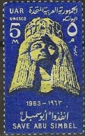 EGYPT 1963 UNESCO. Campaign For Preservation Of Nubian Monuments - 5m. Queen Nefertari FU - Used Stamps