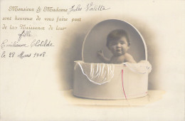 FANTAISIE - Bébés - Faire Part De Naissance - Carte Postale Ancienne - Baby's