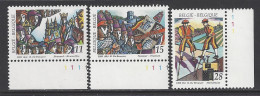 Belgique COB 2509 à 2511 ** (MNH) - Planche 1 - 1991-2000