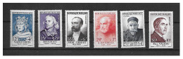 Série De 6 Timbres NEUFS ** Du 989** Au 994** De 1954  GROSSE COTE - Unused Stamps