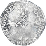 Monnaie, France, Henri IV, 1/4 Ecu, 1605, Rennes, TTB, Argent, Gadoury:597 - 1589-1610 Henri IV Le Vert-Galant