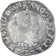 Monnaie, France, Henri III, Franc Au Col Plat, 1579, Bayonne, TB, Argent - 1574-1589 Heinrich III.