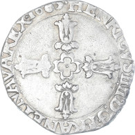 Monnaie, France, Henri IV, 1/4 Ecu, 1603, La Rochelle, TTB, Argent, Gadoury:597 - 1589-1610 Heinrich IV.