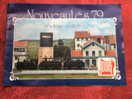 JOUEF- Jouef- Catalogue Nouveautés 1979 Locomotive Trains électriques HO 15 Pages En Français- - Französisch