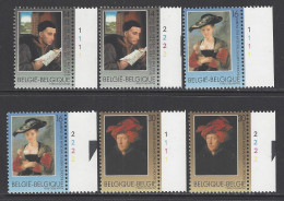 Belgique COB 2655 à 2657 ** (MNH) - Planches 1 Et 2 - Série Complète - 1991-2000