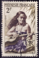 POLYNESIE -  Joueuse De Guitare - Used Stamps