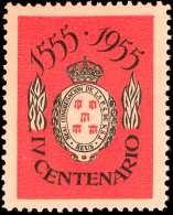 Tarragona - Viñetas - Reus - S/Cat ** 1955 "IV Cent. Real Congregación De La P.S. De N.S.J." - Vignettes De Fantaisie