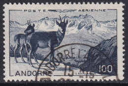 Andorra French 1950 Sc C1 Andorre PA1 Air Post Used - Posta Aerea