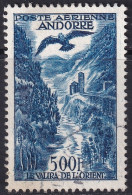 Andorra French 1955 Sc C4 Andorre PA4 Air Post Used - Poste Aérienne