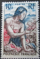 POLYNESIE -  Pêcheuse De Palourdes - Used Stamps