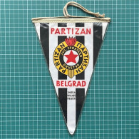 Flag Pennant Banderín ZA000599 - Football Soccer Yugoslavia Serbia Partizan Belgrade Beograd - Habillement, Souvenirs & Autres