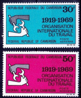 Cameroon 1969 2v Mint Hinged, 50th Anniversary Of The ILO - ILO