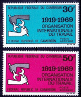 Cameroon 1969 2v Mint Hinged, 50th Anniversary Of The ILO - IAO