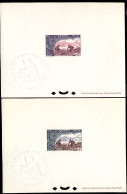 TOGO(1954) Gathering Palm Nuts. Set Of 2 Deluxe Sheets. Scott Nos 328-9, Yvert Nos 256-7. - Other & Unclassified