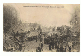 CP HAUTS DE SEINE - DERAILLEMENT ENTRE ACCUEIL ET BOURG LA REINE (30 MARS 1905) - ECRITE EN 1905 - Catastrophes